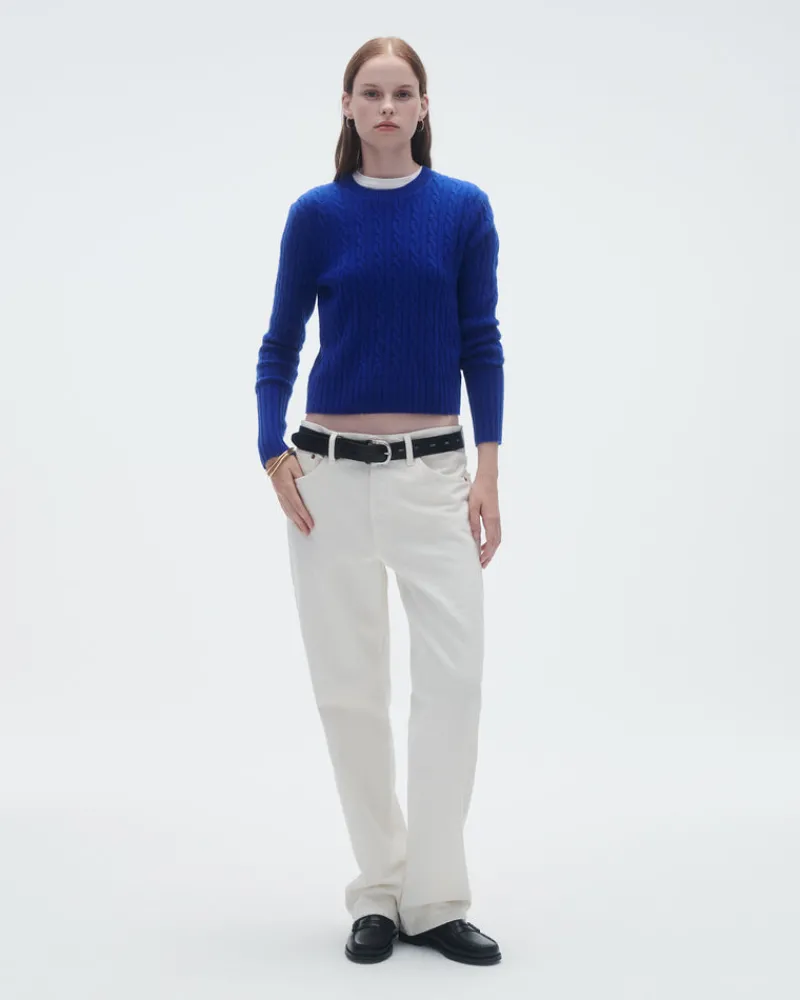 Women Guest In Residenc Tops & Sweaters>Cable Shrunken Crew