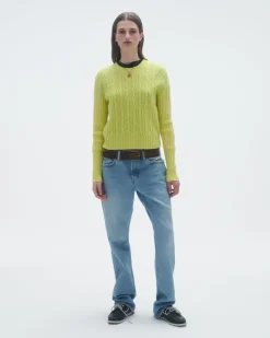 Women Guest In Residenc Tops & Sweaters>Cable Shrunken Crew