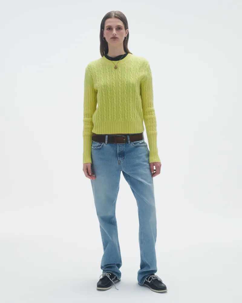 Women Guest In Residenc Tops & Sweaters>Cable Shrunken Crew