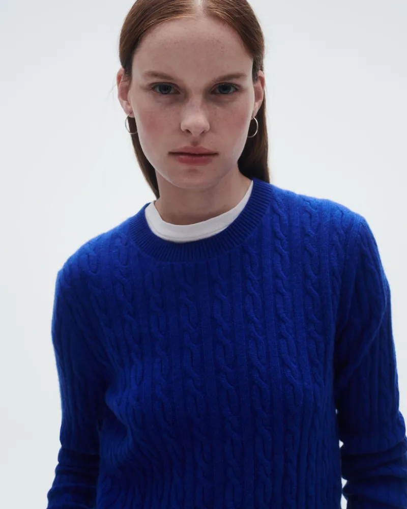 Women Guest In Residenc Tops & Sweaters>Cable Shrunken Crew