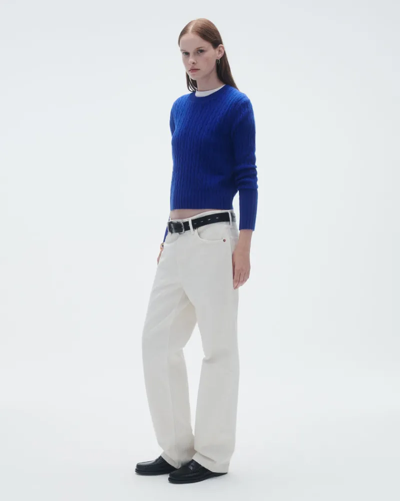 Women Guest In Residenc Tops & Sweaters>Cable Shrunken Crew