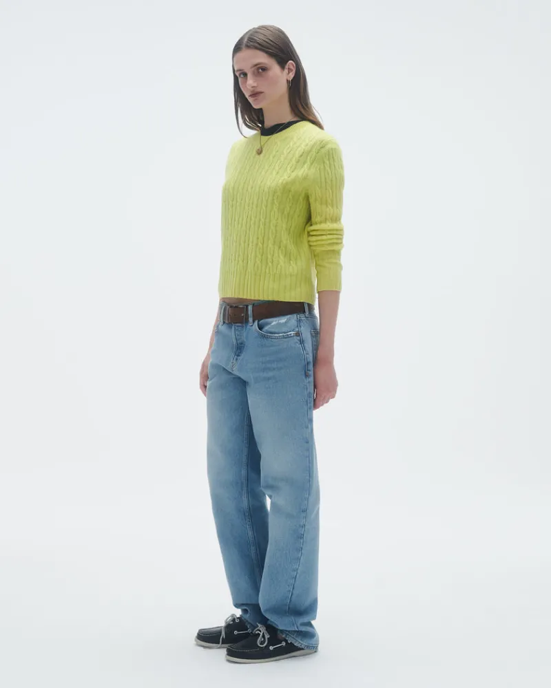 Women Guest In Residenc Tops & Sweaters>Cable Shrunken Crew