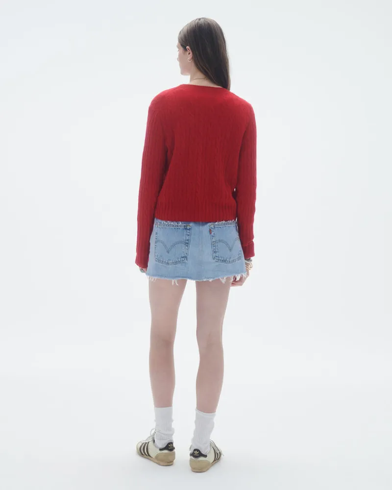 Women Guest In Residenc Tops & Sweaters>Cable Shrunken Crew