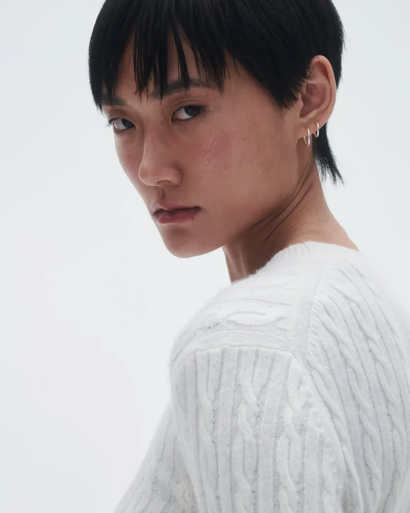 Women Guest In Residenc Tops & Sweaters>Cable Shrunken Crew