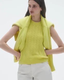 Women Guest In Residenc Tops & Sweaters>Cable Vest In Cashmere