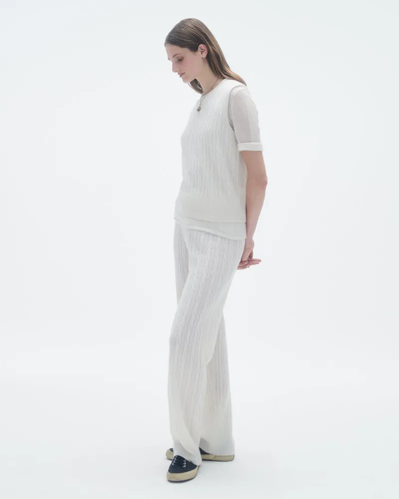 Women Guest In Residenc Tops & Sweaters>Cable Vest In Cashmere