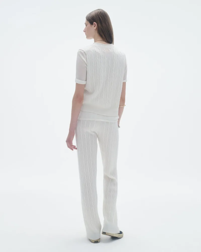 Women Guest In Residenc Tops & Sweaters>Cable Vest In Cashmere