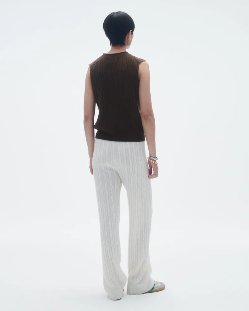 Women Guest In Residenc Tops & Sweaters>Cable Vest In Cashmere