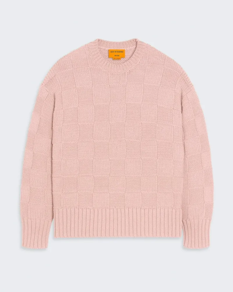 Women Guest In Residenc Tops & Sweaters>Checker Cozy Crew