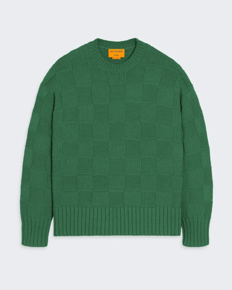 Women Guest In Residenc Tops & Sweaters>Checker Cozy Crew