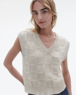 Women Guest In Residenc Tops & Sweaters>Checker Vest