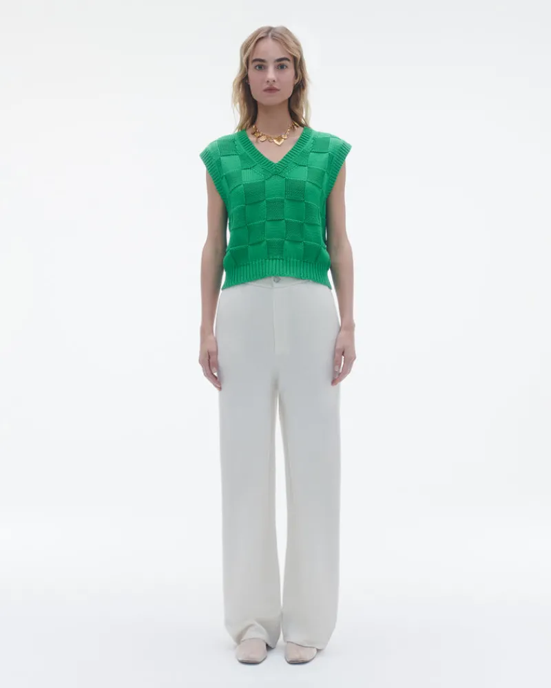 Women Guest In Residenc Tops & Sweaters>Checker Vest