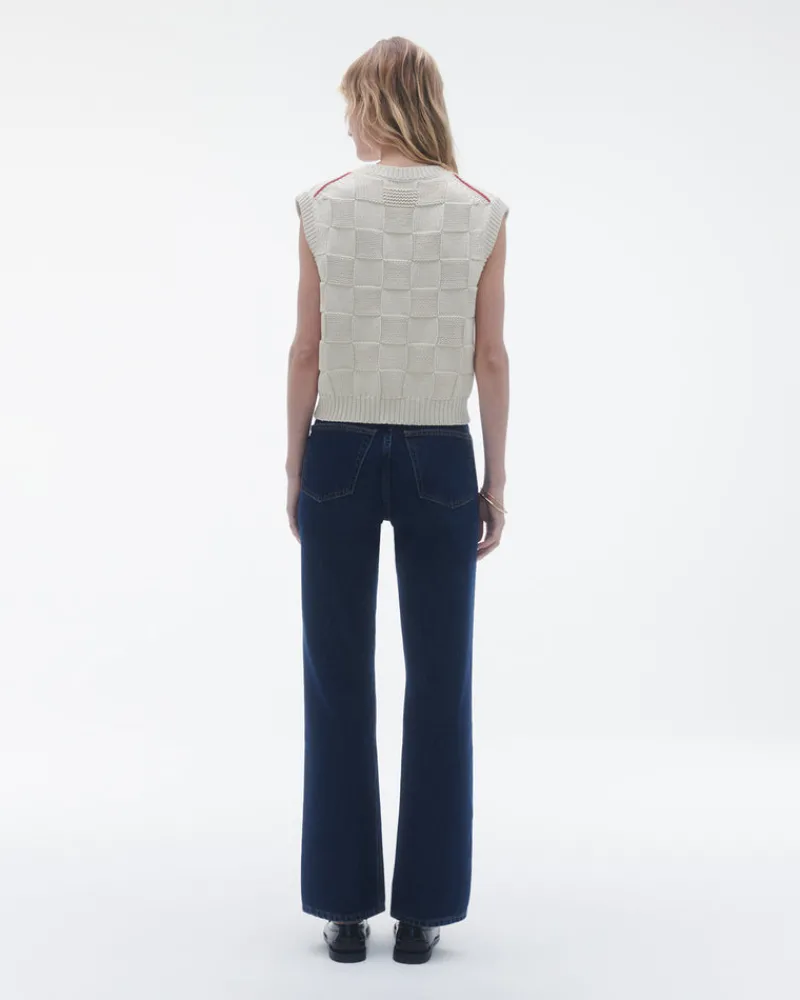 Women Guest In Residenc Tops & Sweaters>Checker Vest