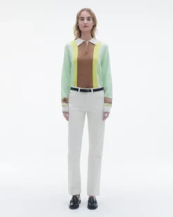 Women Guest In Residenc Tops & Sweaters>Cropped Stripe Rugby