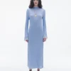 Women Guest In Residenc Dresses & Jumpsuits>Fine Stripe Mockneck Dress