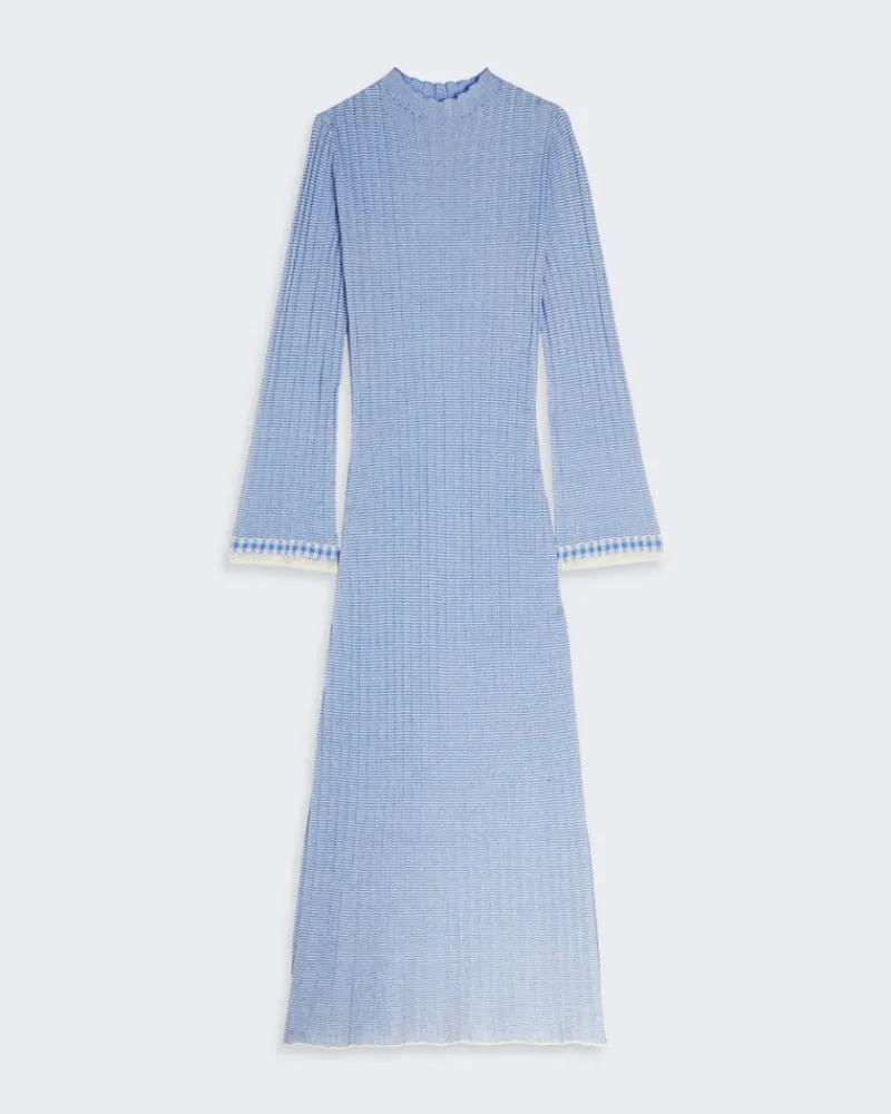 Women Guest In Residenc Dresses & Jumpsuits>Fine Stripe Mockneck Dress