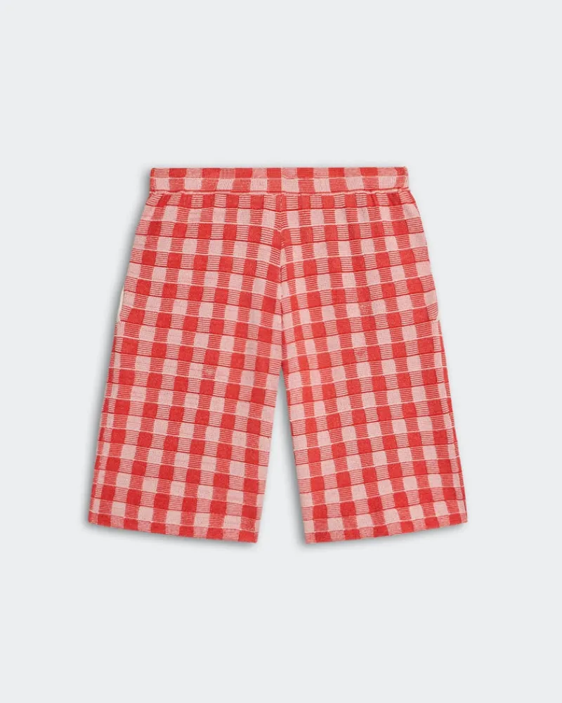 Women Guest In Residenc Bottoms>Gingham Bermuda Short