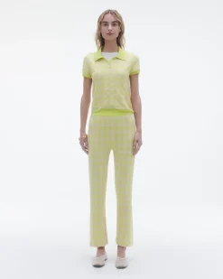 Women Guest In Residenc Tops & Sweaters>Gingham Shrunken Polo