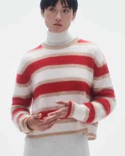 Women Guest In Residenc Tops & Sweaters>Grizzly Stripe Crew