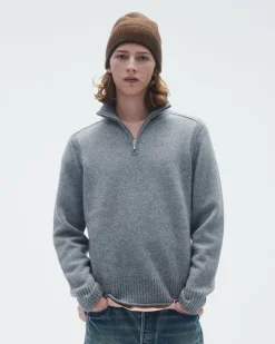 Guest In Residenc Tops & Sweaters>Half Zip Turtleneck