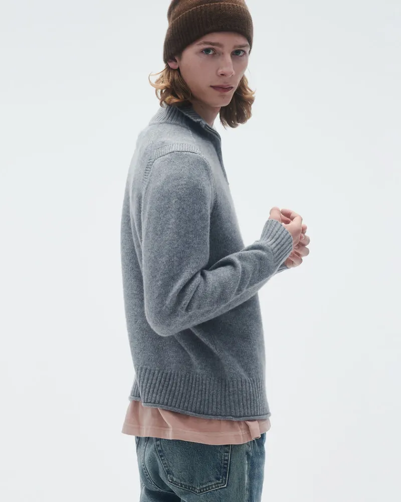 Guest In Residenc Tops & Sweaters>Half Zip Turtleneck