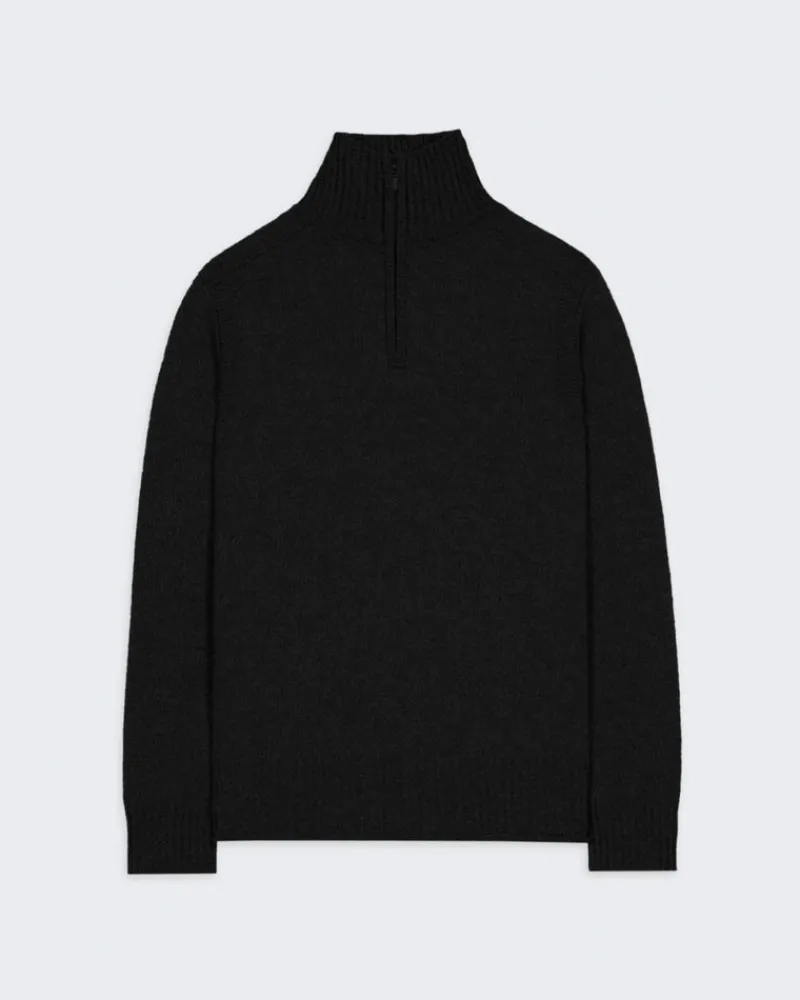 Guest In Residenc Tops & Sweaters>Half Zip Turtleneck