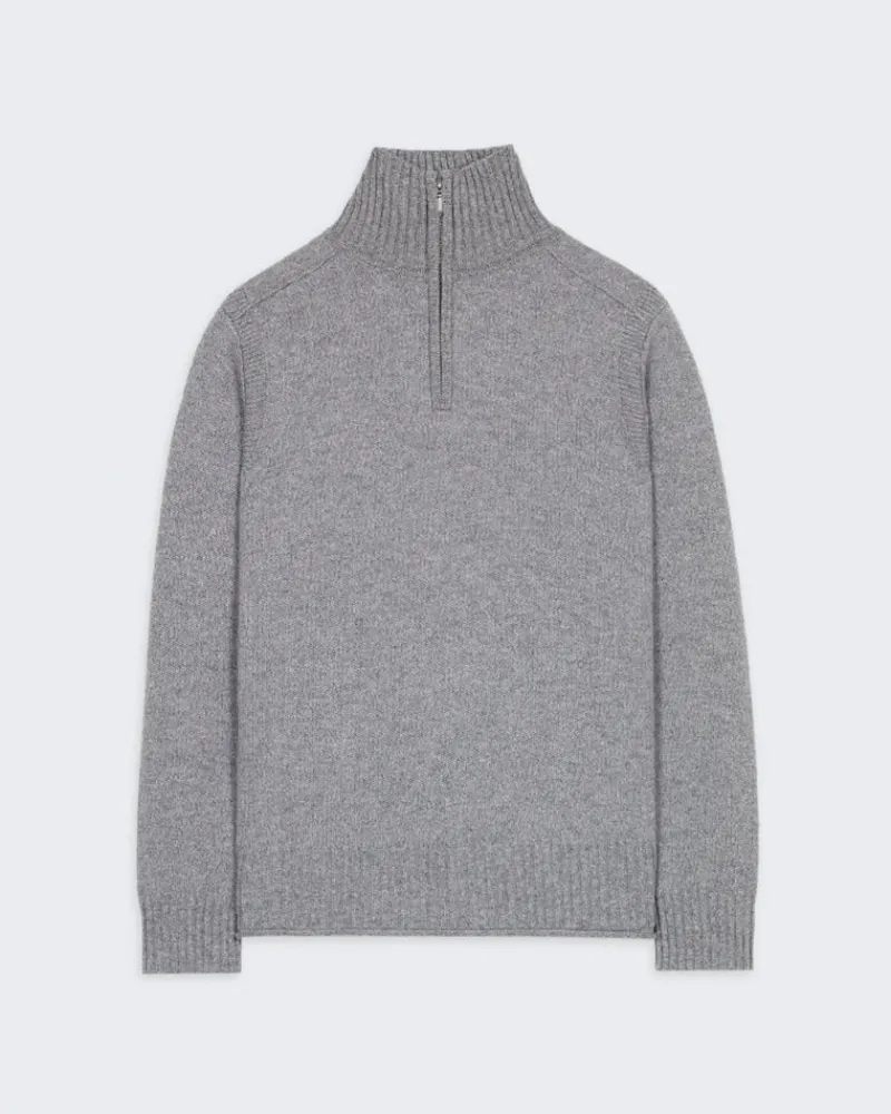 Guest In Residenc Tops & Sweaters>Half Zip Turtleneck
