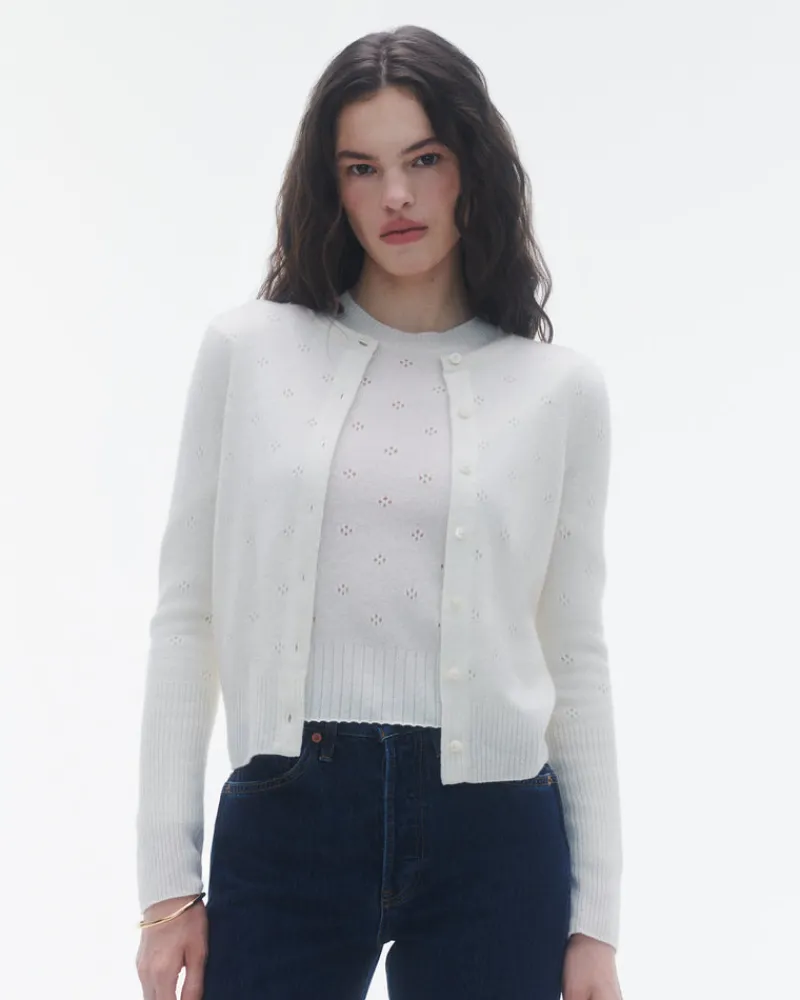 Women Guest In Residenc Cardigans & Jackets>Jane Pointelle Cardigan