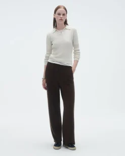 Women Guest In Residenc Tops & Sweaters>Ls Shrunken Polo