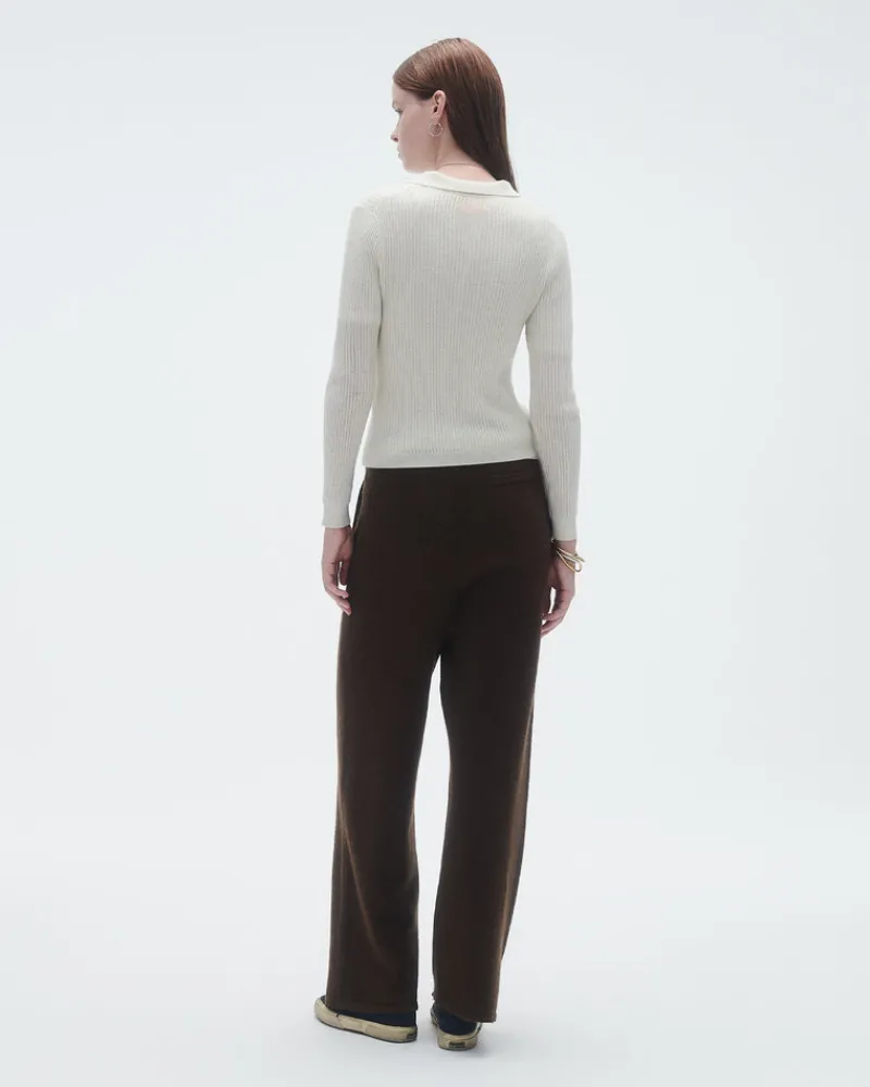 Women Guest In Residenc Tops & Sweaters>Ls Shrunken Polo