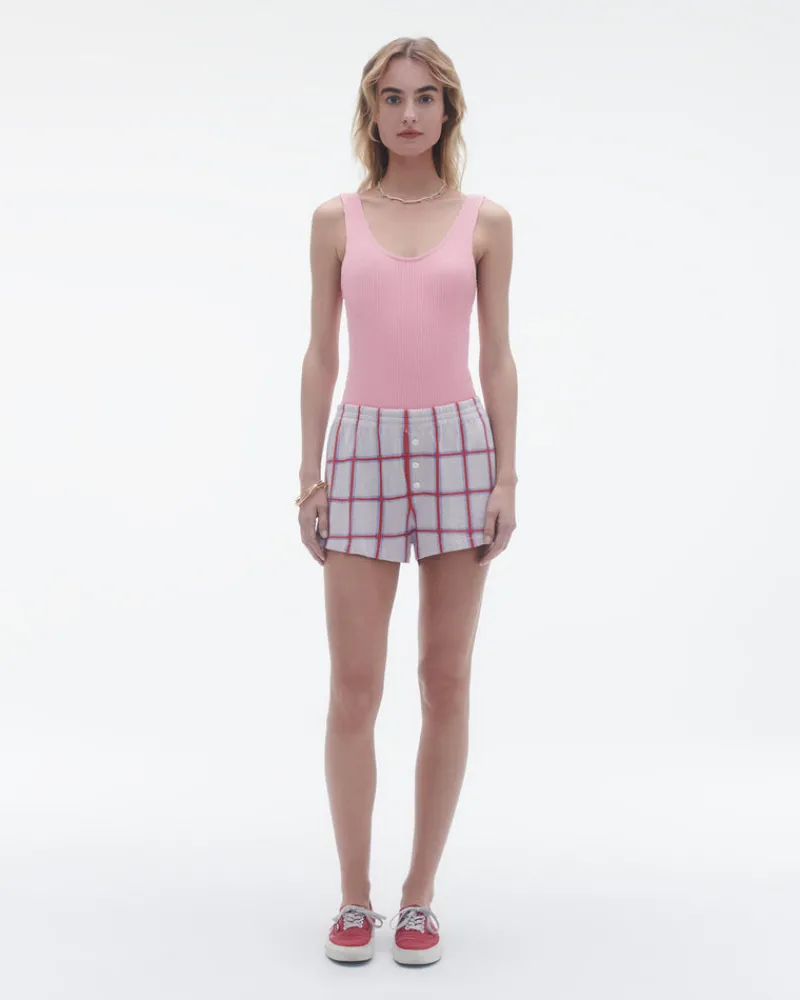 Women Guest In Residenc Bottoms>Picnic Plaid Short