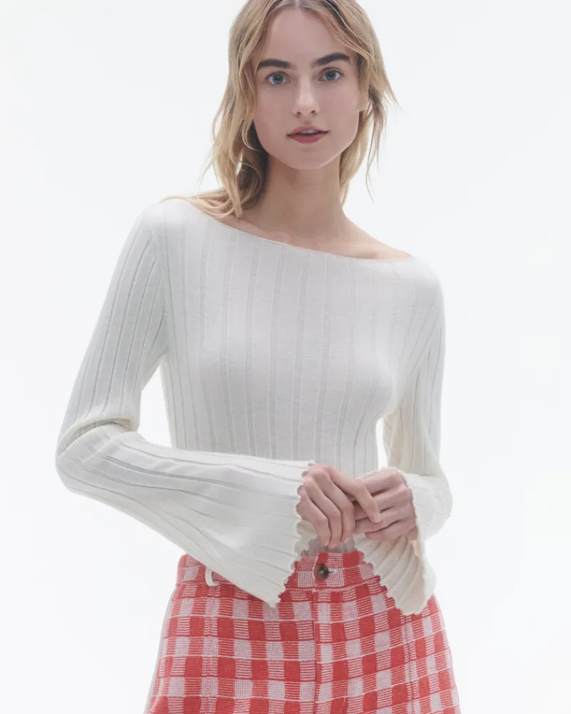 Women Guest In Residenc Tops & Sweaters>Rib Flare Top