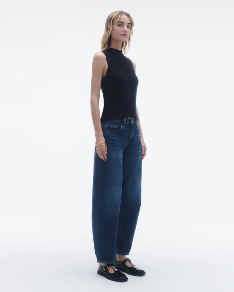 Women Guest In Residenc Tops & Sweaters>Rib Mockneck Shell