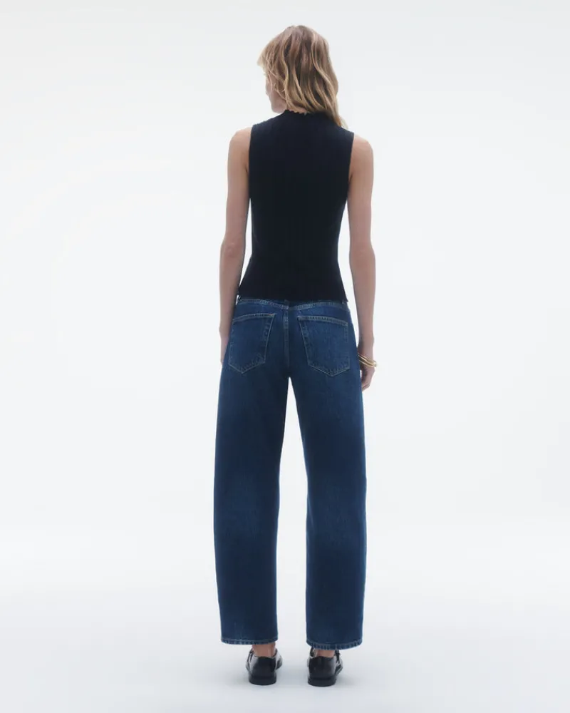 Women Guest In Residenc Tops & Sweaters>Rib Mockneck Shell