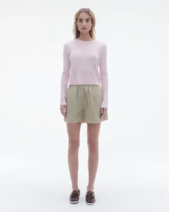 Women Guest In Residenc Tops & Sweaters>Shrunken Pointelle Crew