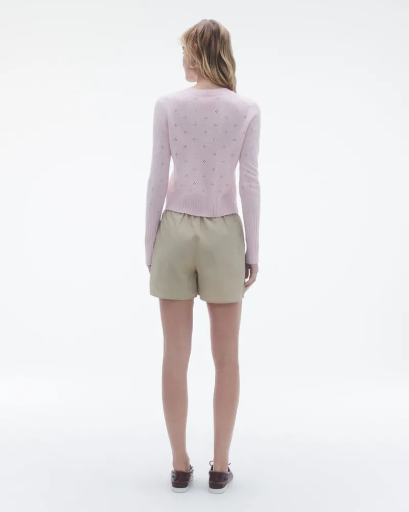 Women Guest In Residenc Tops & Sweaters>Shrunken Pointelle Crew