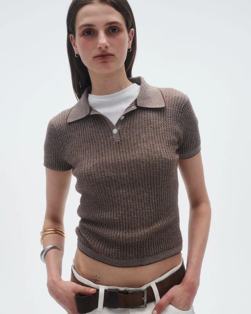 Women Guest In Residenc Tops & Sweaters>Shrunken Polo