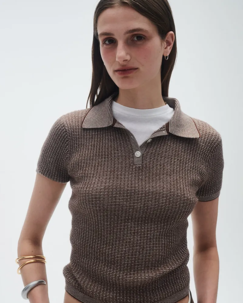 Women Guest In Residenc Tops & Sweaters>Shrunken Polo