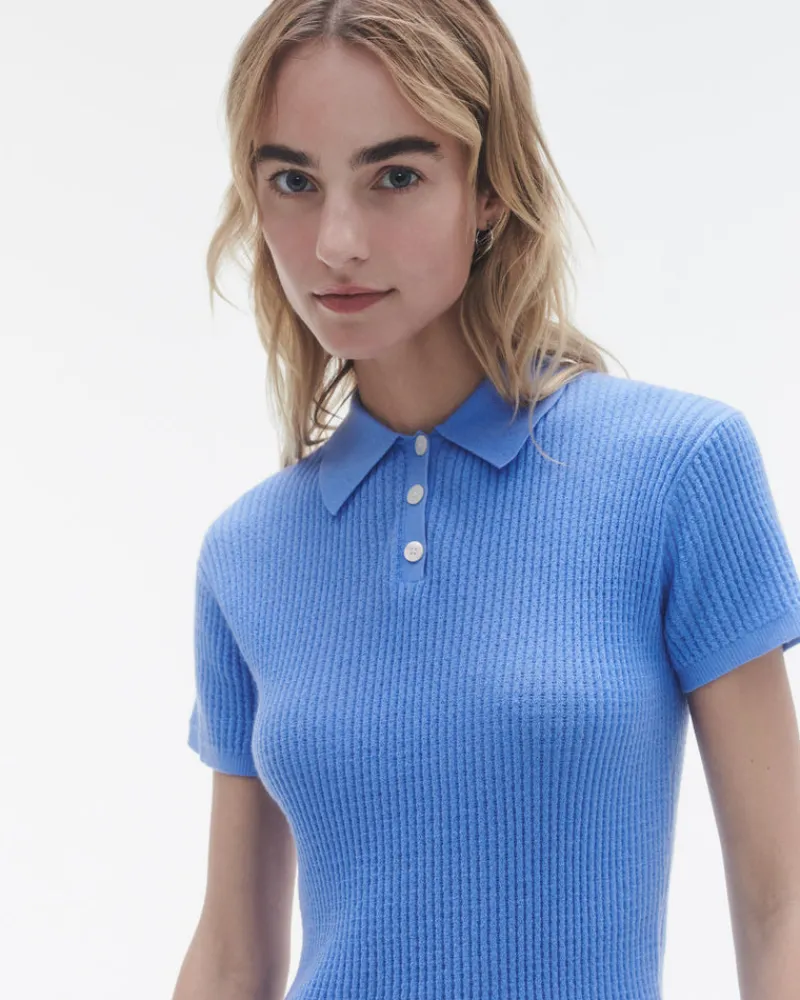 Women Guest In Residenc Tops & Sweaters>Shrunken Polo in Cashmere