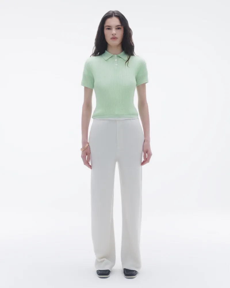 Women Guest In Residenc Tops & Sweaters>Shrunken Polo in Cashmere