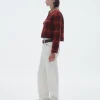 Women Guest In Residenc Cardigans & Jackets>Tartan Cropped Jacket