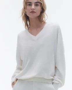 Women Guest In Residenc Tops & Sweaters>The V in Silk/Linen