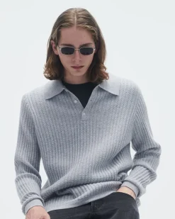 Guest In Residenc Tops & Sweaters>Theo Waffle Polo