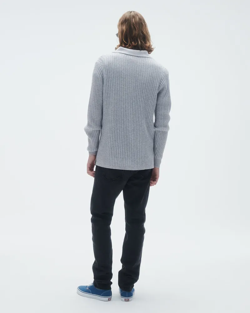 Guest In Residenc Tops & Sweaters>Theo Waffle Polo