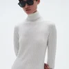 Women Guest In Residenc Dresses & Jumpsuits>Wide Rib Turtleneck Dress In Cashmere