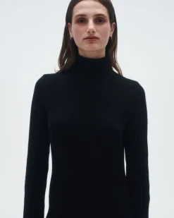 Women Guest In Residenc Dresses & Jumpsuits>Wide Rib Turtleneck Dress In Cashmere